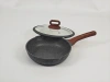 Belle frying pan single pack: 24CM-26CM-28CM silicone lid, bottom covered with five-layer color box, 8 pieces per box. Colors: brown, gray, ivory white Specification image